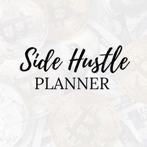 Side Hustle Planner | Sales Tracker, Product Planner, Income & Expense Log