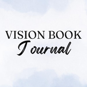 Vision Buch Journal | Manifestation & Mindset Planer | Lebensrad + Visionstafel + Affirmationen