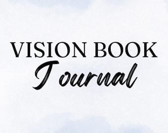 Diario de visión / Planificador de manifestación y mentalidad / Rueda de la vida + Tablero de visión + Afirmaciones