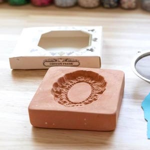Vintage Lace Notes Terracotta Mold, Paper Casting, Clay Crafts, Cookies Mould