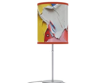 Table Lamp, Colorful Modern Artistic Nightlight, Abstract Design Home Decor, Gifts for Art Lovers, Unique Lamp on Stand, US|CA plug