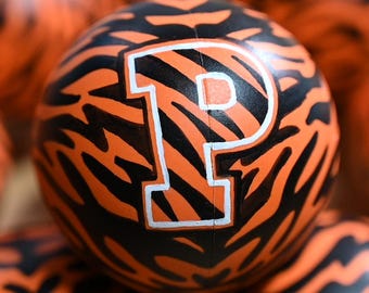 Pelota de lacrosse personalizada pintada a mano