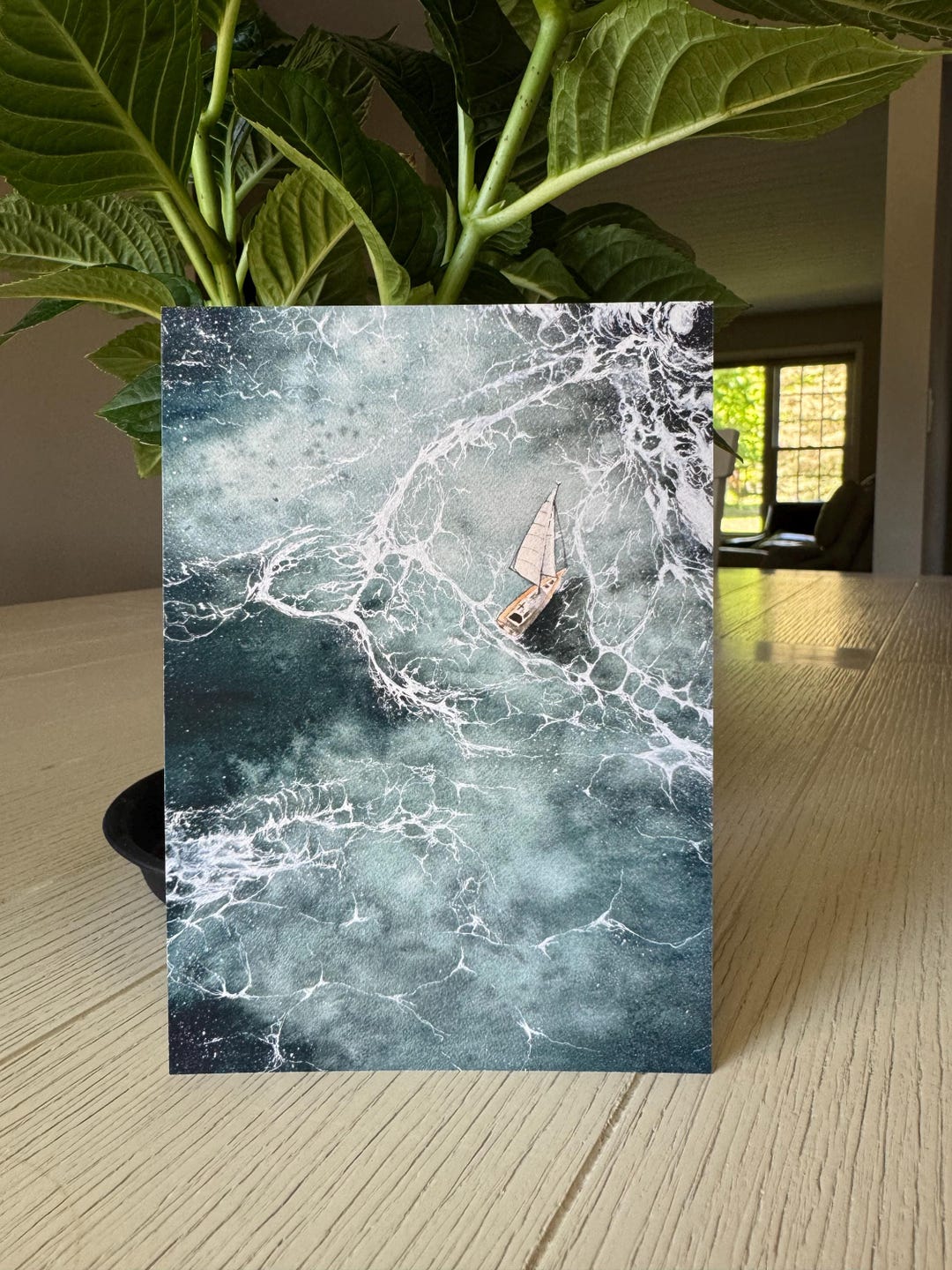 Print of Sailboat Watercolor Painting - Etsy