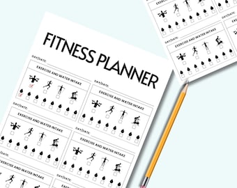 fitness planner Tracker Board Mood Journal Tracker editable tracker printable habit tracker Fitness Tracker Board fitness girl decor