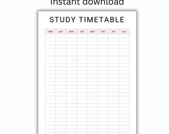 STUDY GUIDE PLANNER,Study planner book,Notion Study Planner,2026 study planner,study planner set,exam study planner, Jw study planner