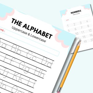 ABC para bebés, ABC para niños, cuaderno para niños, ABC para niños, fichas de trabajo para niños, aprender para niños pequeños, aprender para niños pequeños, aprender el alfabeto