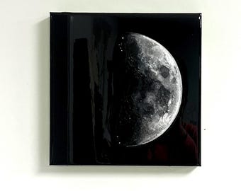 Fecha de nacimiento cuadrada de 12" Fase lunar