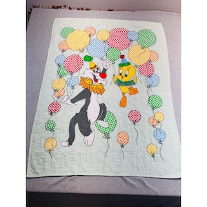 Tweety Bird Blanket Vintage Quilt - Etsy