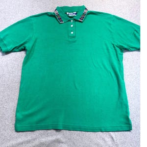 Vintage 90's Pendleton Knockabouts Polo Shirt Grün Southwestern Kragen USA L XL