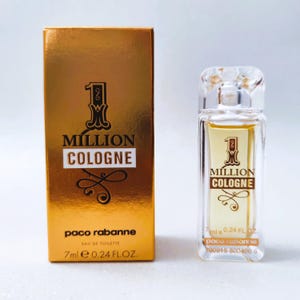 Paco Rabanne 1 Million Cologne EDT 7 ml Box .24 fl oz perfume fragrance parfum miniature mini