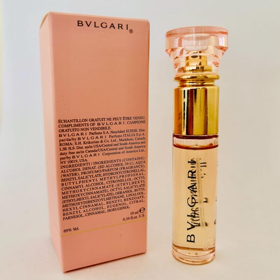 Bvlgari Rose Essentielle W/ Spray Eau De Parfum EDP 10ml .24 Fl Oz