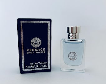 Versace Pour Homme Eau de Toilette 5ml .17 fl oz Mujer perfume fragancia parfum miniatura mini