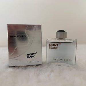 Montblanc Individuel Eau de Toilette EDT 5ml .17 fl oz perfume fragrance parfum miniature mini