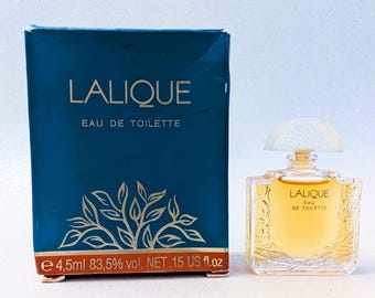 Eau de toilette Lalique EDT 4,5 ml boîte .15 fl oz parfum parfum parfum miniature mini