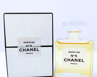 Vintage Chanel 5 Parfum Extrait 14 ml .47 fl oz mini miniatura PERFUME FRAGANCIA Nuevo