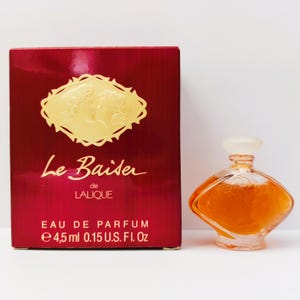 Lalique Le Baiser EDP Eau de Parfum 4.5 ml Box .15 fl oz perfume fragrance parfum miniature mini