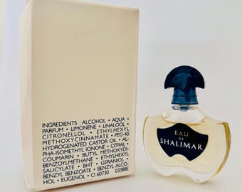 Guerlain Eau De Shalimar EDT 5 Ml Box .17 Fl Oz Perfume Fragrance