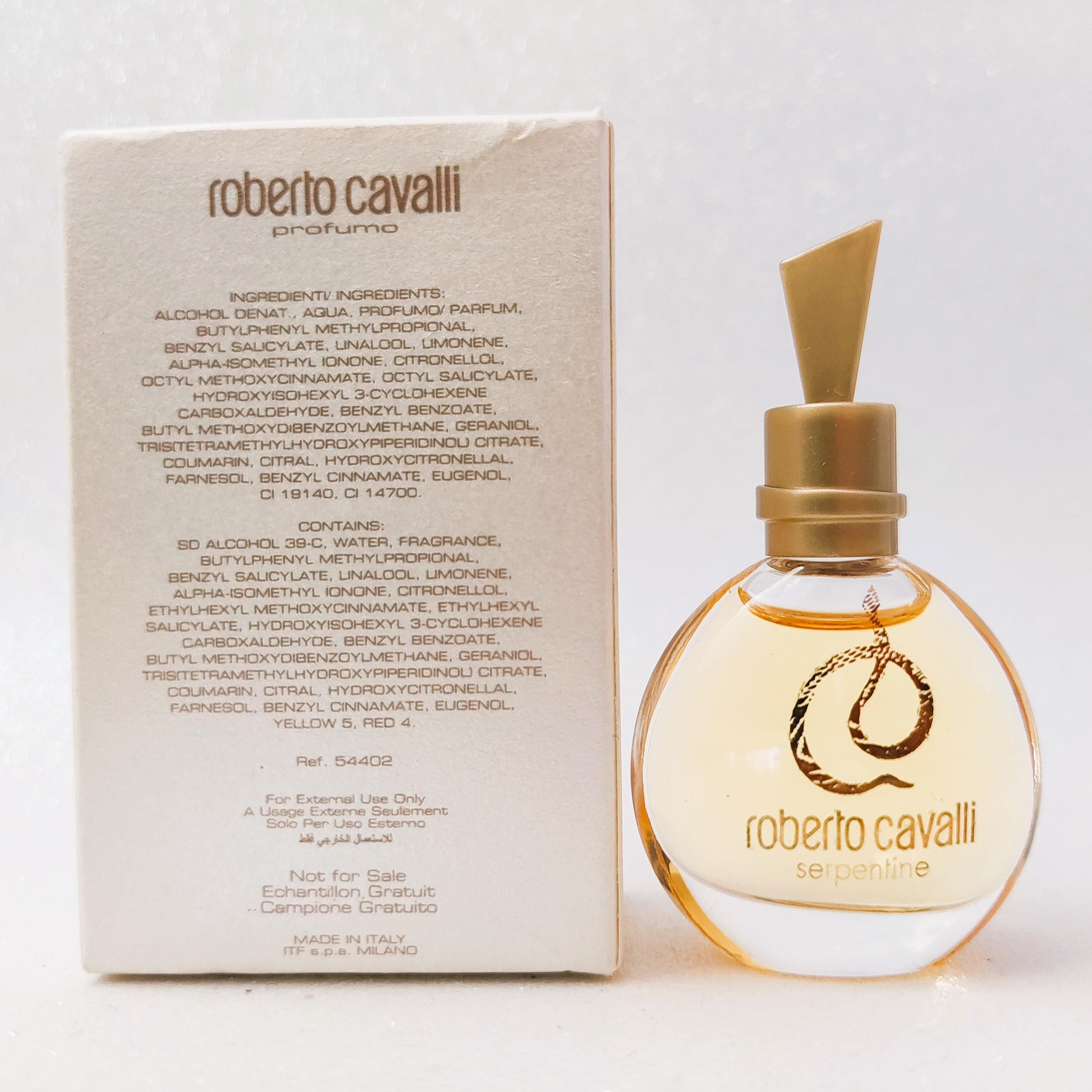 Serpentine by Roberto Cavalli EDP 5ml fl oz Perfume Feminino Fragrância  Parfum Miniatura