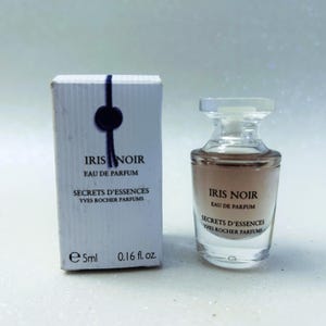 Yves Rocher Secrets d'Essences Iris Noir 5 ml EDP miniature mini PERFUME FRAGRANCE New