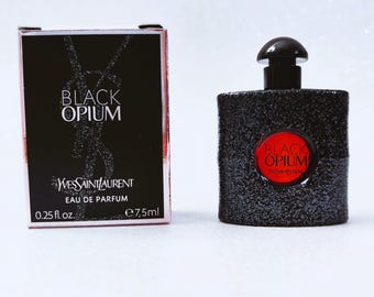 Black Opium by YSL EDP 7.5 ml Box .25 fl oz perfume fragrance parfum miniature mini