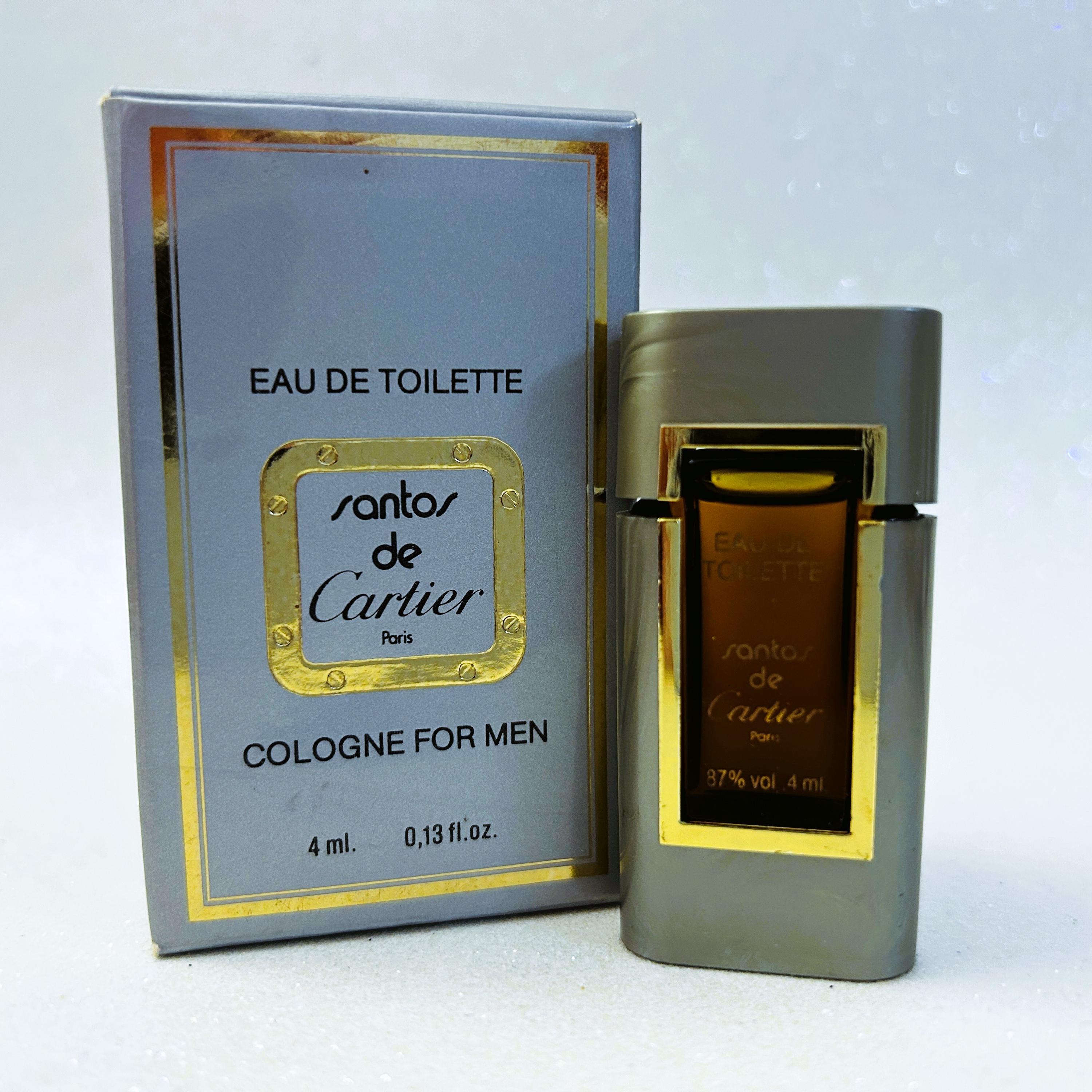 Santos De Cartier Cologne for Men 4ml .13 Fl Oz Mini Miniature