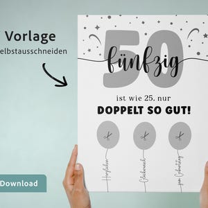Printable Geburtstagskarte für Männer und Frauen – sofortiger Download