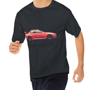 Camiseta R34 Skyline - Camiseta Nissan GTR - Ropa de calle JDM - Drift RB26 - Regalo para amantes de los coches - Camiseta japonesa de tuner - Ropa