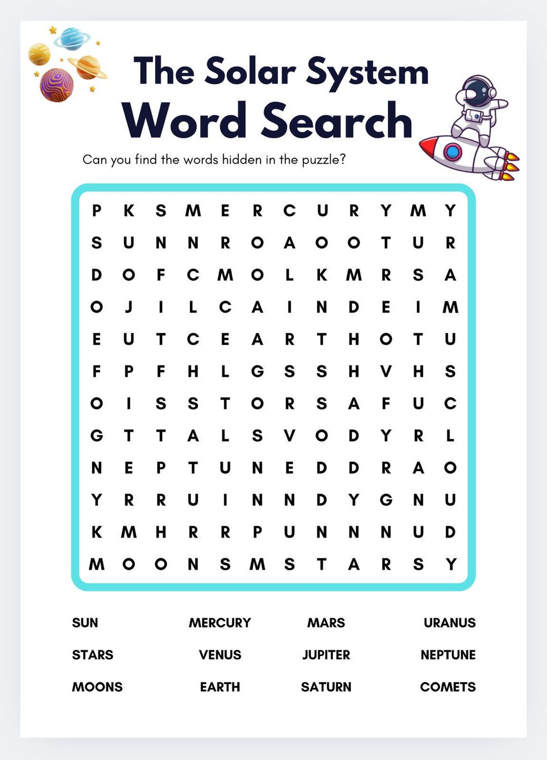 Home Education, Worksheets, Learning, Maths , Word Search, English