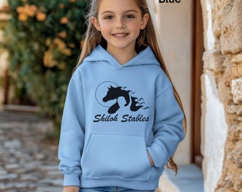 Shiloh Stables Youth Hooded Sweatshirt.  Shiloh hoodie for kids