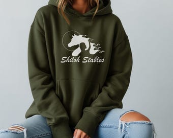 Shiloh Stables Hooded Sweatshirt, Unisex Heavy Blend™