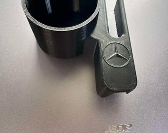 Mercedes W124-bekerhouder, klassieke Benz E-klasse drinkhouder (1984-1995)