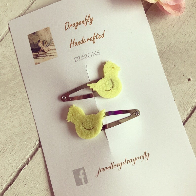 Easter Egg Hair Clips Easter Gifts Bunny Hair Clips Easter Chick Hair Clips Easter Hair Snaps Gifts for Girls