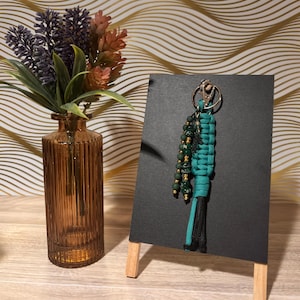 Braided and Beaded Keychains