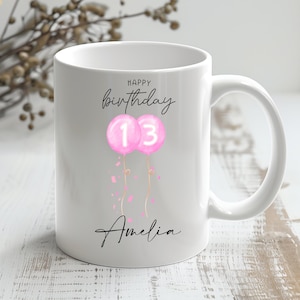 13th Birthday Mug | Niece 13th Birthday | Friend Birthday Mug Teen | Teen Any Age Gift Mug |  13th Birthday Gift Mug Teen Gifts