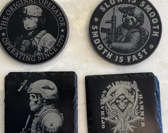 Posavasos de inspiración militar