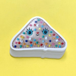 Felt Fairy Bread STICKER vinyl image 1