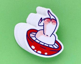 Rosy Mush STICKER - vinyl