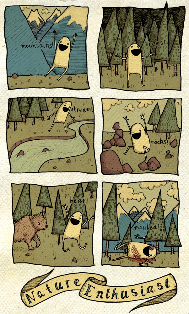 Lustige Comic Bilder Berge