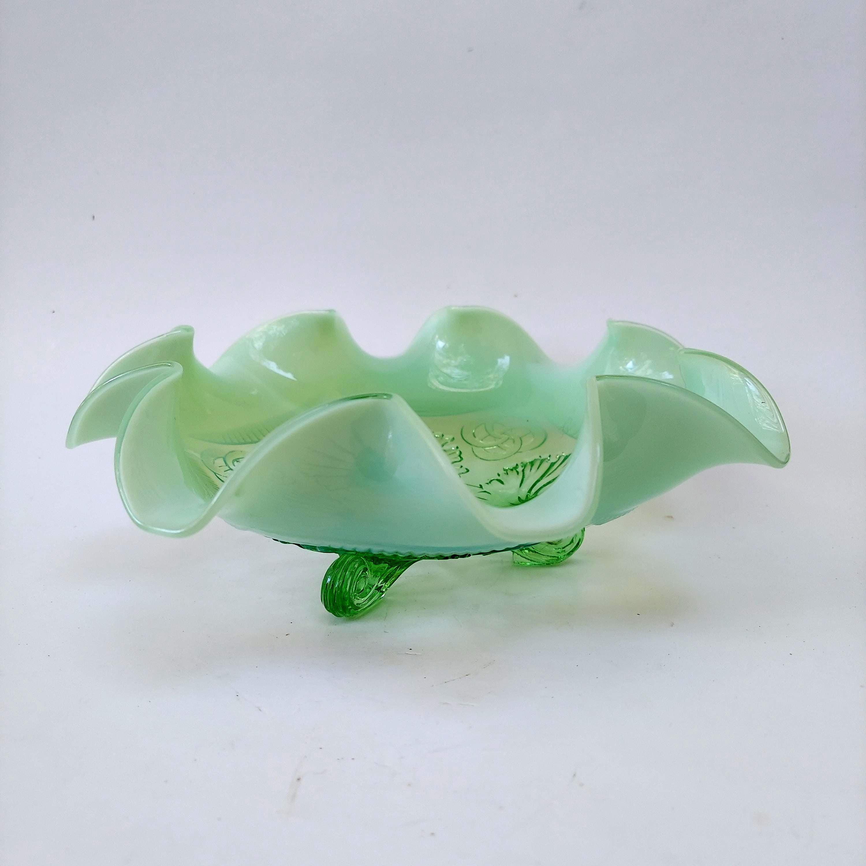 【希少品】　ジェファーソングラス　キャンディー　ボウル　ヴィンテージ　USA Jefferson Glass Co - Etsy