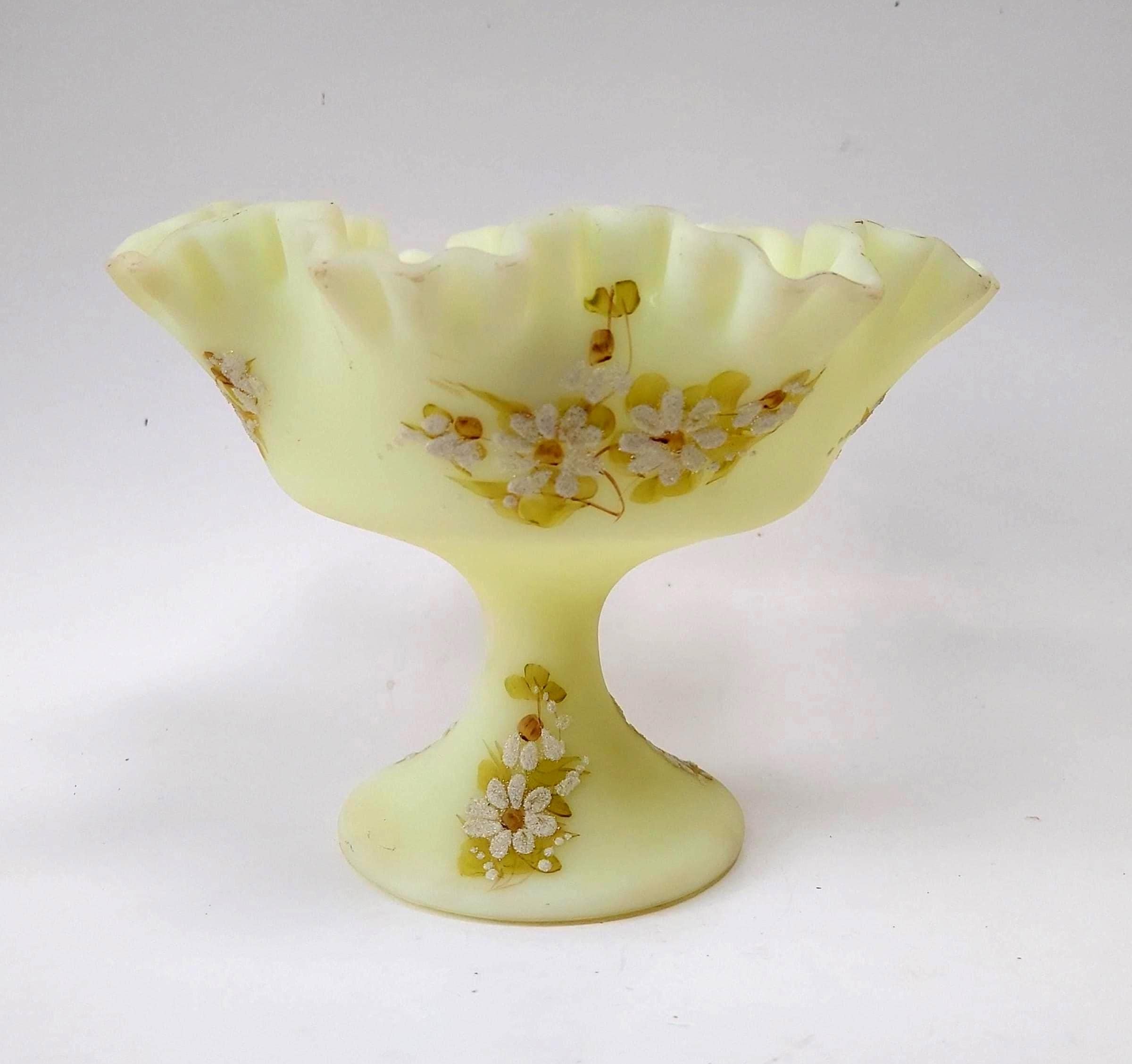 Fenton Custard Glass Uranium - Etsy Canada