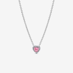 PANDORA エレベーテッドハートネックレス＆イヤリングセット Love