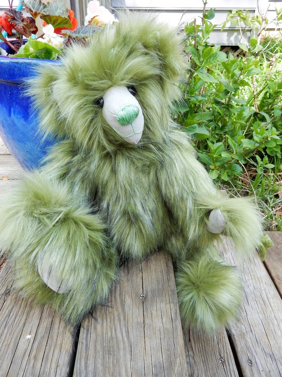 teddy bears out of heirloom materials and furs