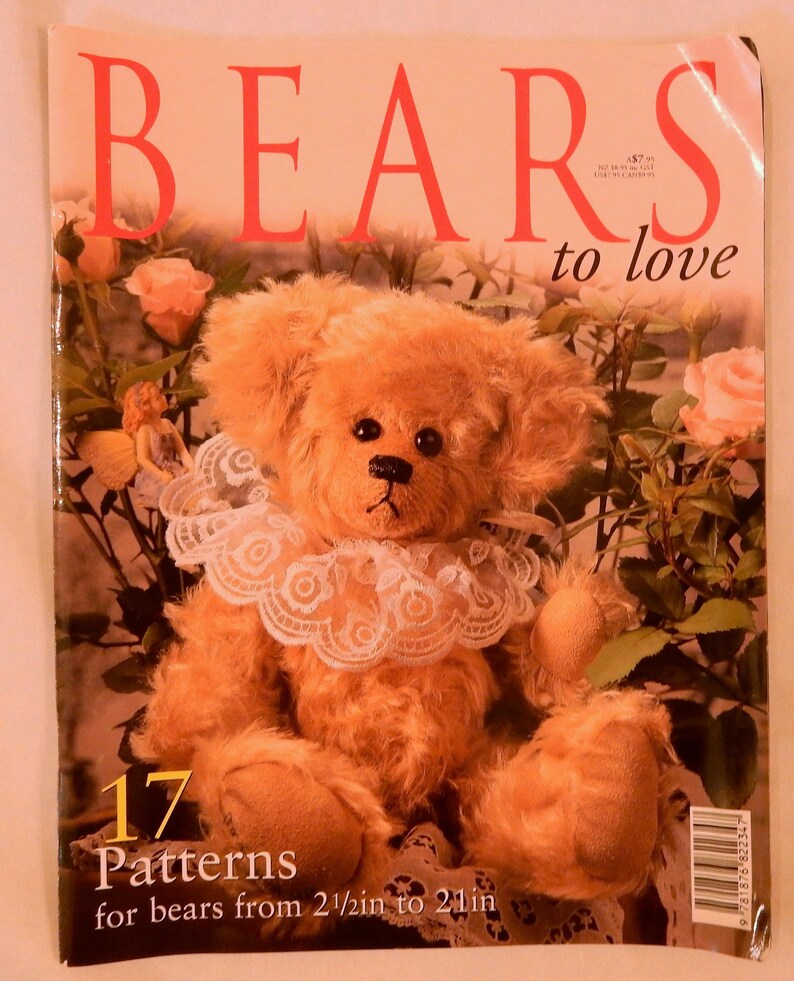 Bears to Love Bear Clothes Bear Sewing Patterns Sensational Bear Pattern Bear Creations Annuals LOT 4 Australian Bear Pattern Magazines