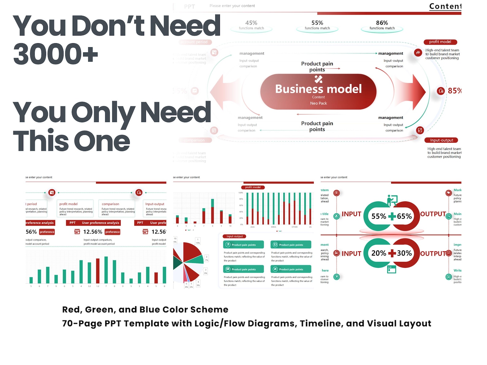 Logic Flow Chart In Powerpoint Example 70+ Page Powerpoint Template With Logic/flow Chart, Timeline, and ...
