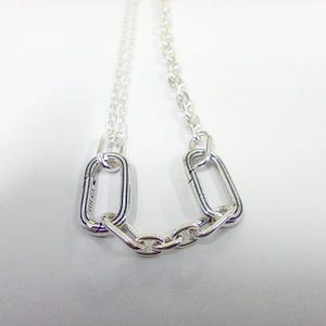 Pandora ME Collection Double Link Necklace Sterling Silver - 45cm