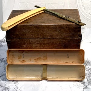 Durham Duplex Straight Razor with Celluloid Case *READ*