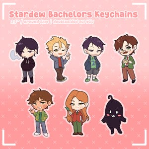 Stardew Valley - Bachelors Keychains