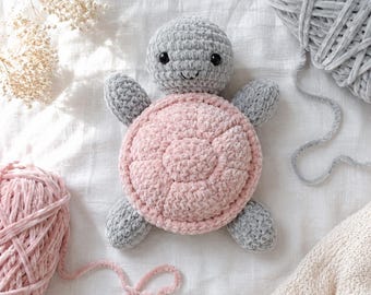 Easy Crochet Turtle Pattern, Amigurumi Plushie Tutorial (PDF Download)