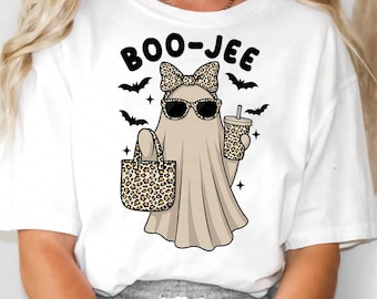 Leopard Print Ghost PNG, Funny Halloween Clipart (Digital Download)