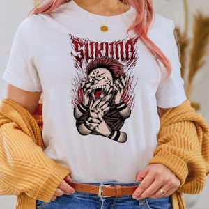 Jujutsu Kaisen Shirt, Sukuna Shirt, , Sukuna Tshirt, Anime Tshirt, Anime Shirt, Manga Shirt, Jujutsu Kaisen Tshirt, JJK Shirt